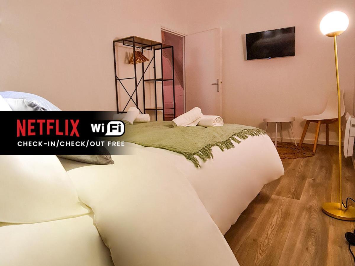 Ng Suitehome - Lille I Tourcoing Winoc - Appartement T2 - Netflix - Wifi - Cuisine - Parking Gratuit Exterior foto